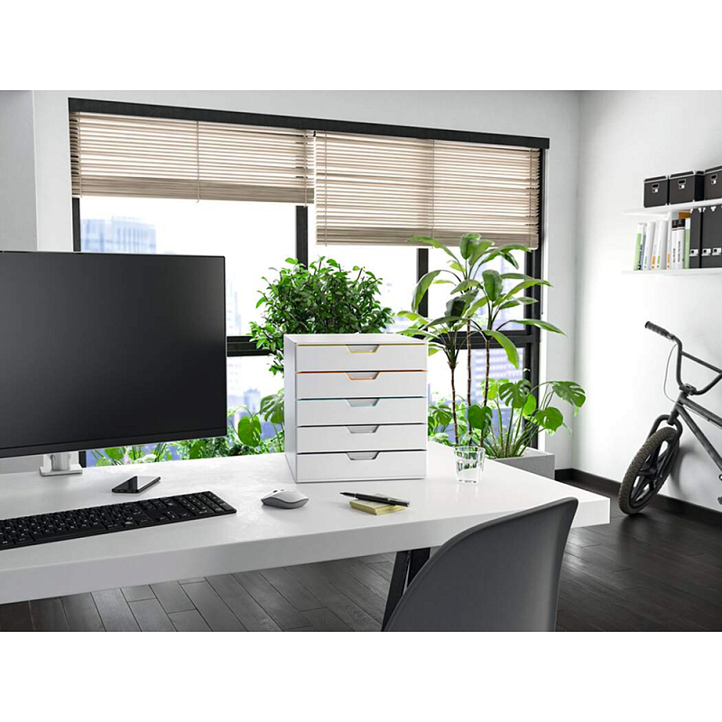 Блок из 5 лотков закрытый "Varicolor", 280x292x356 мм, 5 лотков