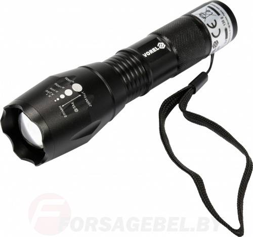 Фонарик 5W, 280lm, 1.5V, 3хААА Vorel 88555