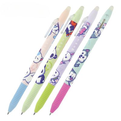 Ручка гелевая "DeleteSlimClick. Kawaii Animals пиши-стирай", 0,5 мм, пластик, ассорти, синий