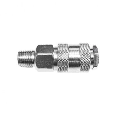 Быстроразъемное соединение пневматическое, "мама"-наруж. резьба 1/4" HOREX RQ-104M