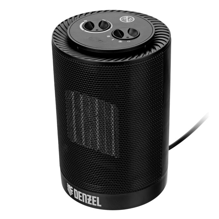 Тепловентилятор керамический DTFC-1200S, вращение, 3 реж., вент., нагрев 600/1200 Вт Denzel 96411