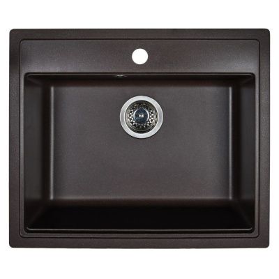 Мойка кухонная из мраморной крошки, coffee, Wisent W600-27