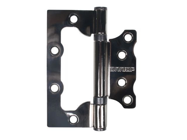 Петля накладная без врезки АЛЛЮР 100х75 2BB BN БЛИСТЕР 2,5мм черн.никель 2 шт УЗК 12162