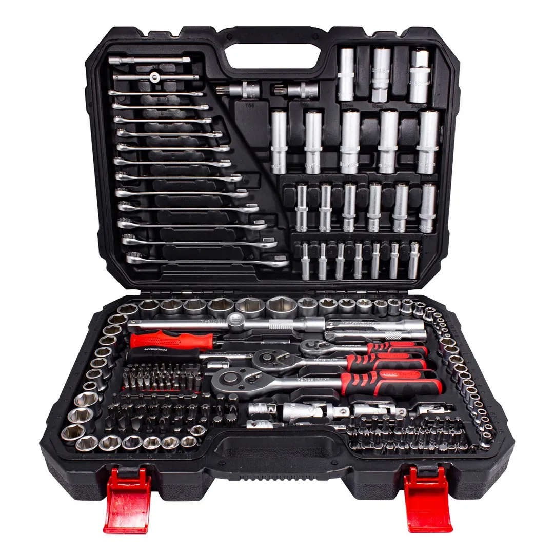 Набор инструментов 216 пр. 1/4'',3/8''&1/2'' 6-гр. ForceKraft FK-38841