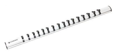 Планка-держатель магнитная для головок 1/4'' на 16 пр. Forsage F-819206M