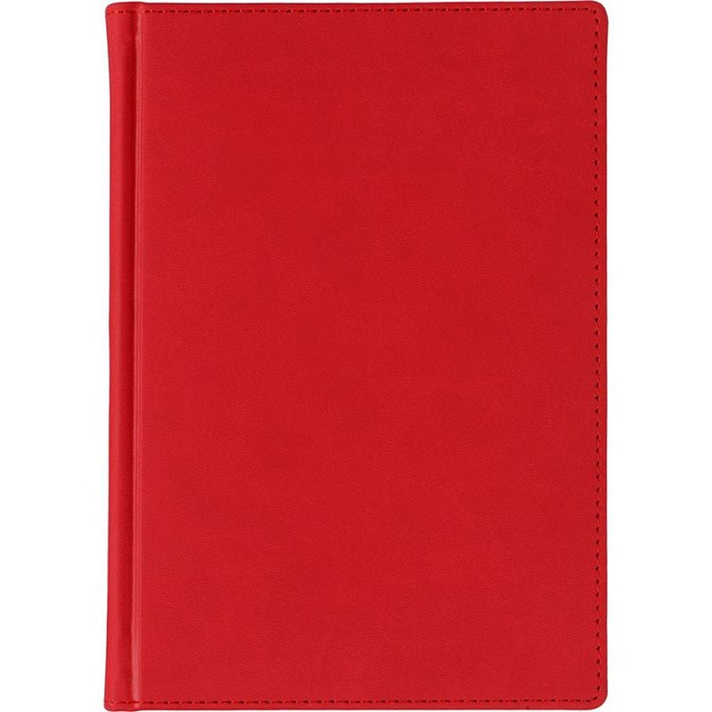 Ежедневник недатированный "Velvet", А5, 272 страницы, красный