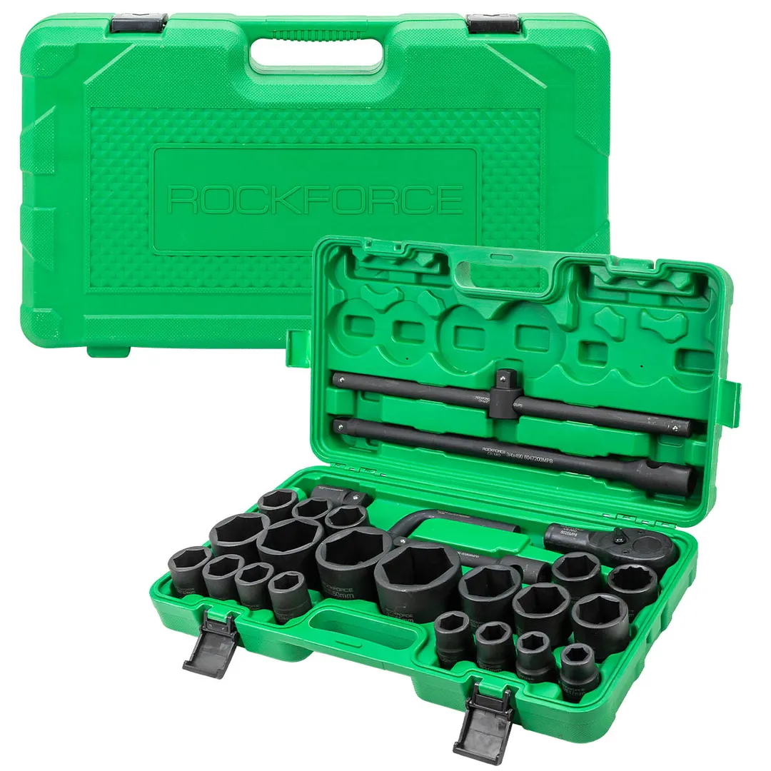 Набор инструментов ударных 26 пр. 3/4''&1'' 6-гр. RockForce RF-68262-5MPB