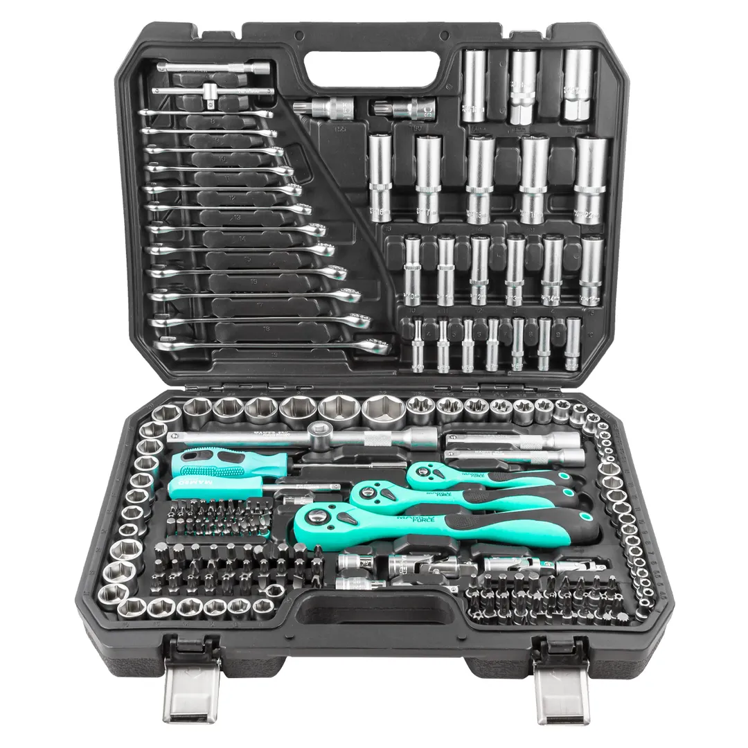 Набор инструментов 6-гр 216 пр. 1/4"&3/8"&1/2" MAMEDFORCE MF-38841