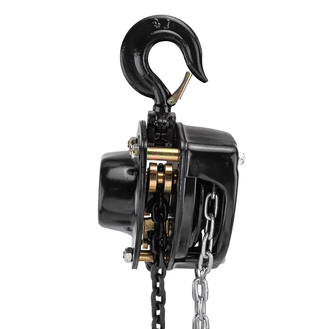 Таль механическая подвесная с лепестковым механизмом фиксации цепи натяжения 1 т. Forsage F-TRC90101A
