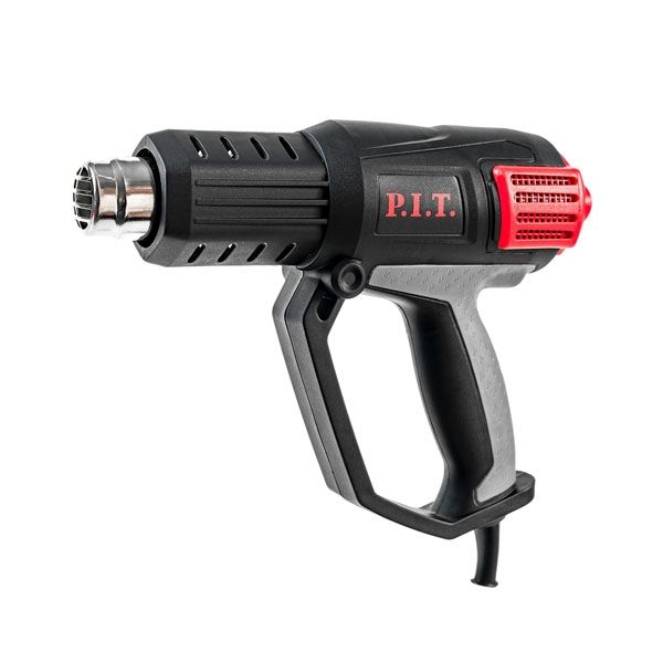 Фен строительный электрический МАСТЕР, 2000Вт, 50-600°С, 300-500л/мин, 3 скор, кейс PIT PHG 2000-C