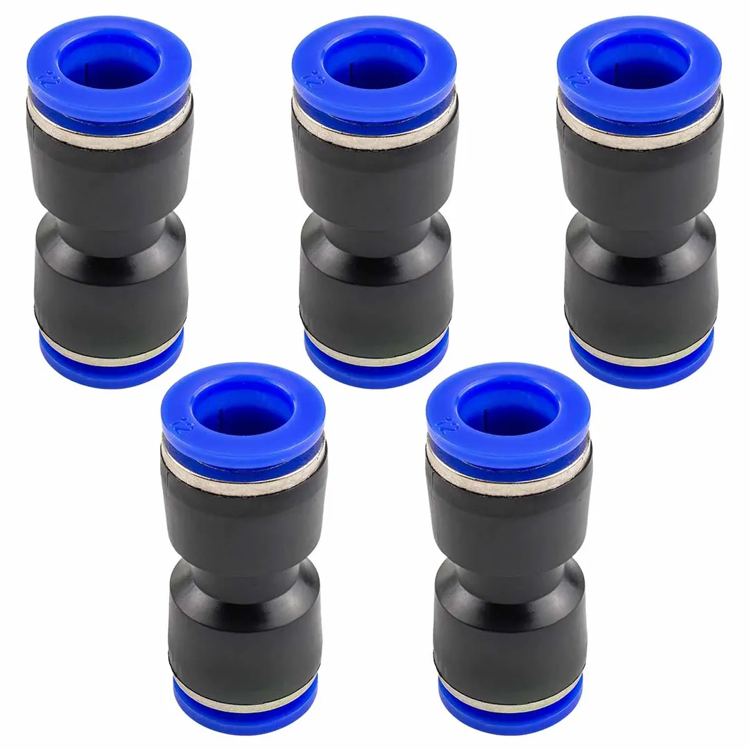 Фитинг соединительный для пластиковых трубок 12x12 мм, 5 шт Forsage F-SPU12K