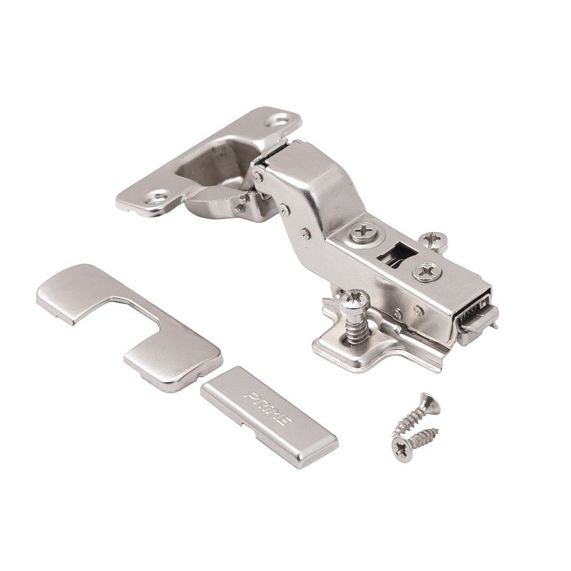 Петля внутренняя с доводчиком 48мм h2 clip-on, еврошурупы, заглушки, упак 2 шт., PRIME by AKS 113406