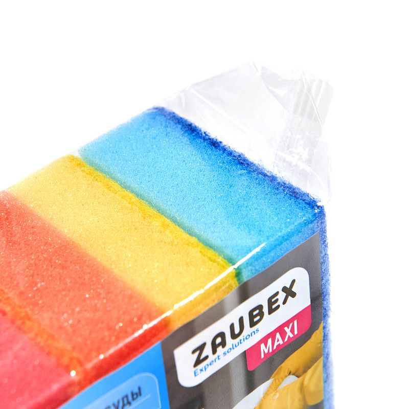 Губка кухонная для мытья посуды "Zaubex Maxi"