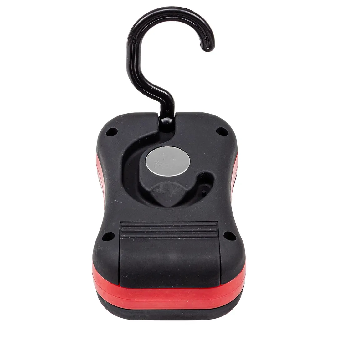 Фонарик переносной светодиодный в комплекте с батарейками (торцевой свет 4LED, боковой свет CUB, 3xAAA), в блистере Forsage F-01X0074