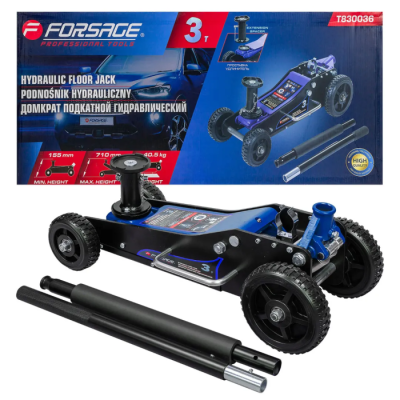 Домкрат подкатной гидравлический 3 т, 155 мм-710 мм Forsage F-T830036