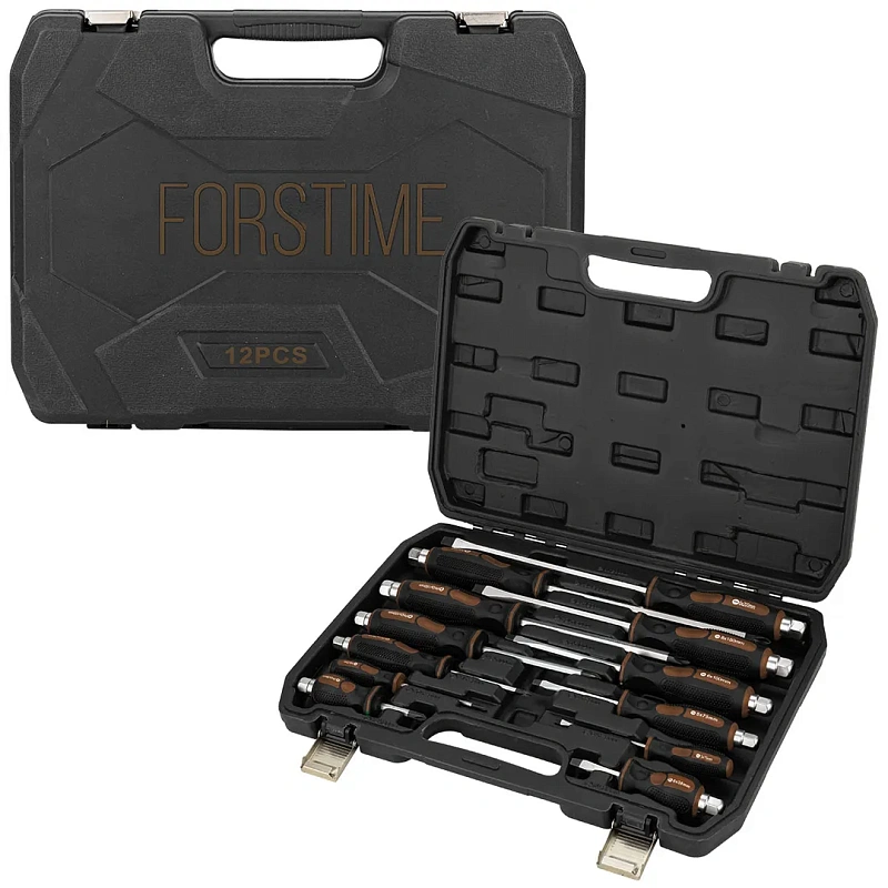 Набор отверток PH, SL 12 пр FORSTIME FT-21310