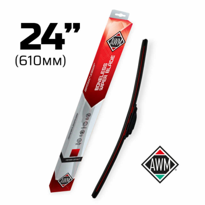 Щетка стеклоочистителя бескаркасная Multi-clip B 24 R 610 мм AWM 410000028