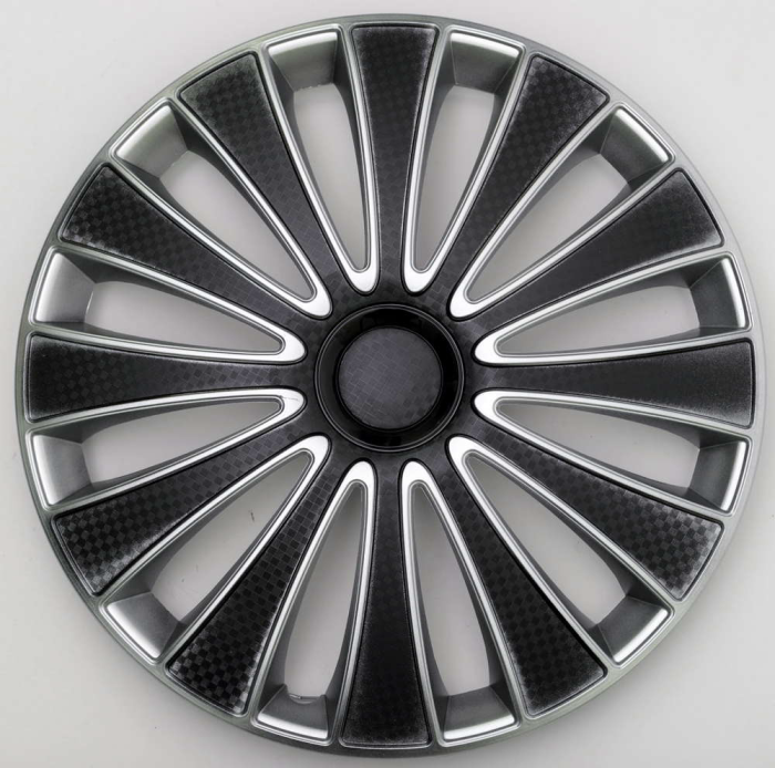 Колпак декоративный автомобильный GMK Super Black 16" (4 шт) Star S16021