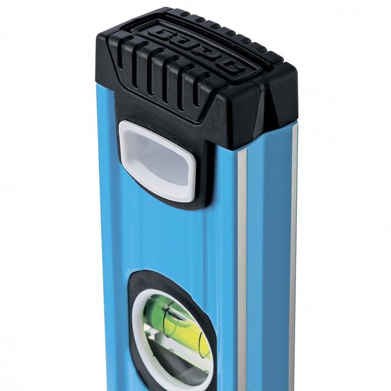 Уровень алюминиевый, 1800 мм, профиль 1,6 мм, фрезерованный, ударопрочные заглушки, 3 глазка Барс 34432