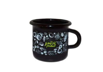 Кружка эмал Berry 1,0л ТМ Appetite Стальэмаль 1с3с_Ber