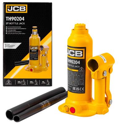 Домкрат бутылочный 2 т 168-316 мм с клапаном JCB JCB-TH90204