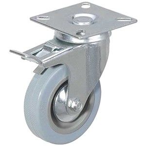 Колесо аппаратное поворотное SCgb 55 120 мм с тормозом (F) TOR 1029656