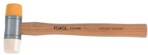 Молоток рихтовочный безоткатной с полиуретановым и нейлоновым бойками 400 гр. Force 616A400