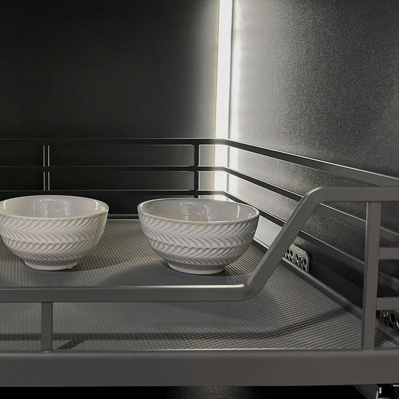 Выдвижная корзина 600 FOCUS, графит PRIME by AKS 114062