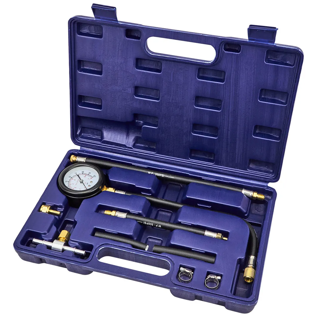 Манометр для измерения давления топлива в комплекте с переходниками YATAFORCE YF-946G08