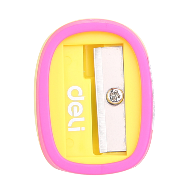 Точилка Deli "Smooth Sharpener", 1 отверстие, ассорти