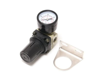 Регулятор давления воздуха с индикатором 1/4"(F)-1/4(M) 0-10bar RockForce RF-AR2000-02(код 18865)