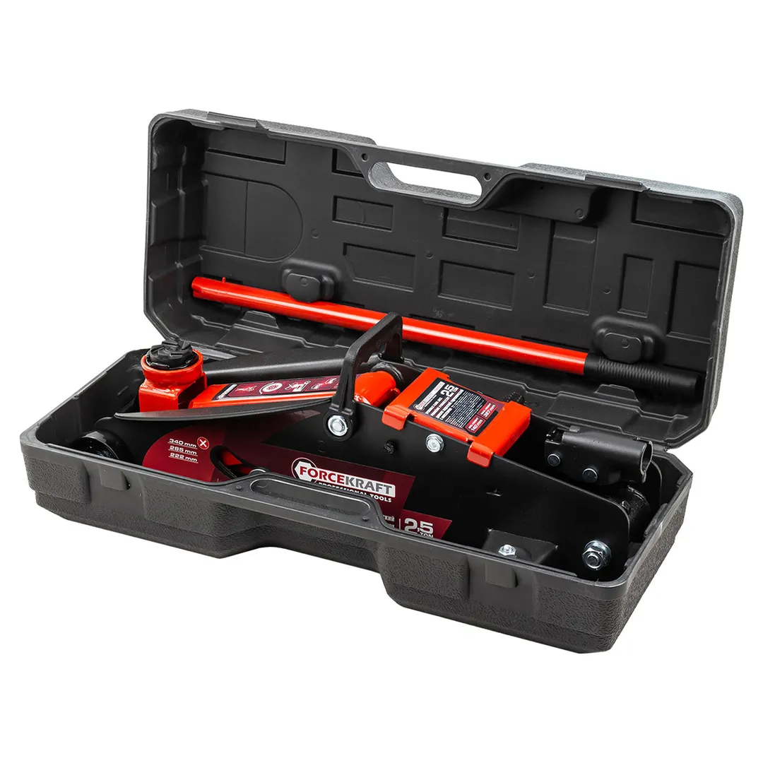 Домкрат подкатной гидравлический 2,5 т, 140-387 мм ForceKraft FK-TH22501C