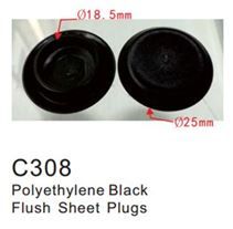 Клипса для крепления внутренней обшивки а/м универсальная пластиковая, 100 шт Forsage C0308(universal)