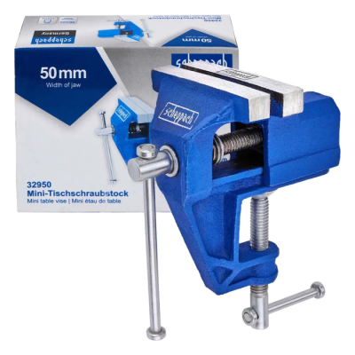 Тиски слесарные мини, ширина губ - 50 мм Scheppach Sch-32950