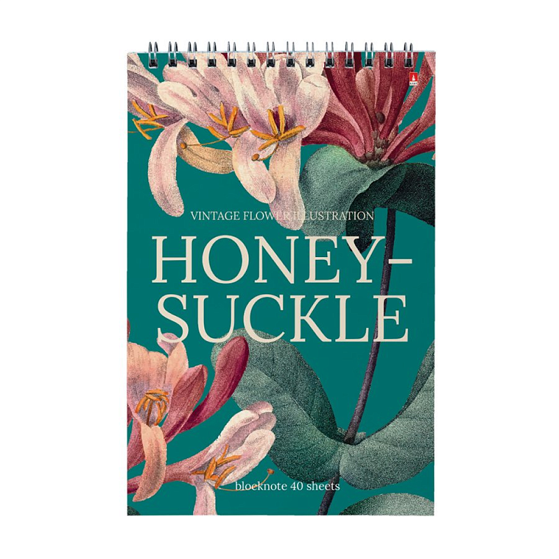 Блокнот "Цветы. Паттерн", A5, 40 листов, в клетку, ассорти