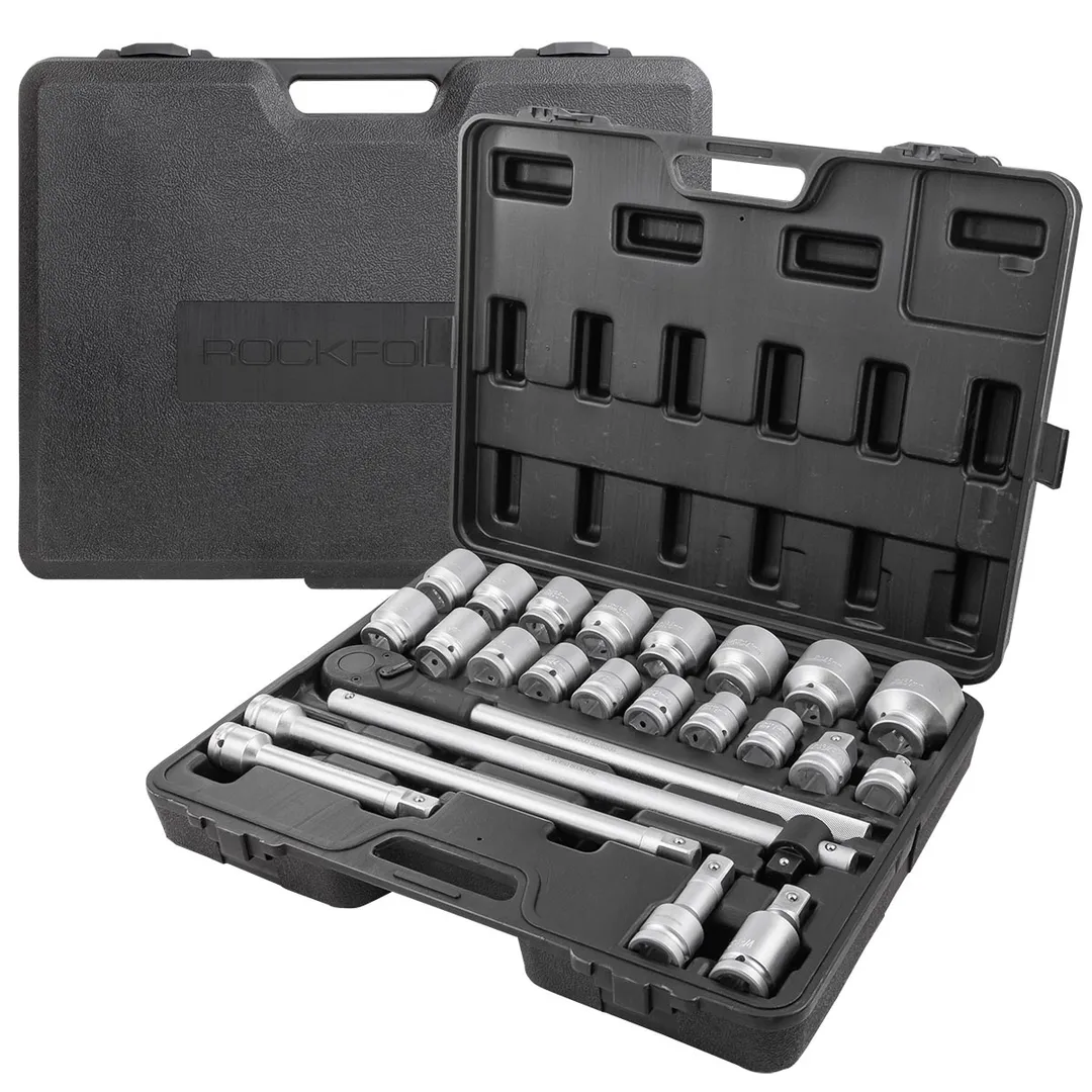 Набор торцевых головок 17-50 мм 24 пр 3/4'', 12-гр RockForce RF-6241-9