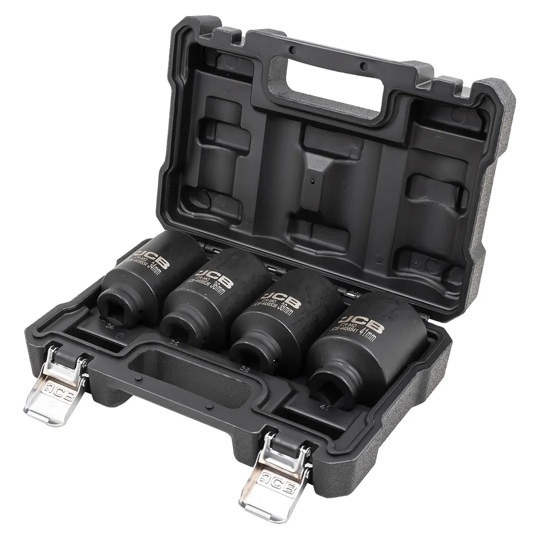 Набор ударных глубоких головок 34,36, 38, 41 мм 1/2'' 4 пр 6-гр JCB JCB-4045-5MPB