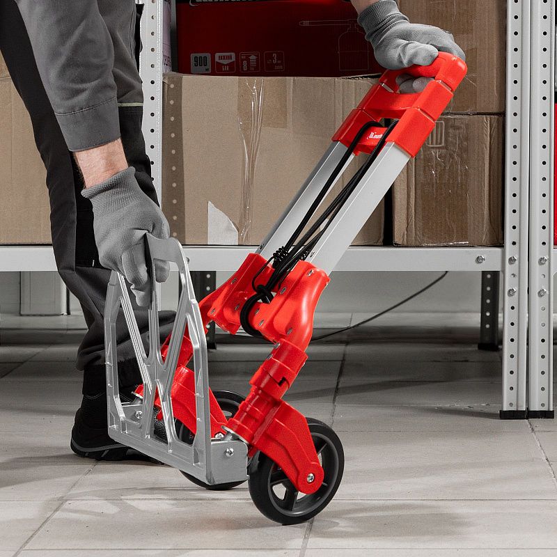 Тележка хозяйственная, складная, 2 колесная, грузоподъемность 70 кг Matrix 98206