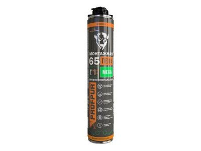 Пена монтажная профессиональная Mega, 870 м PROFPUR 4814016001731