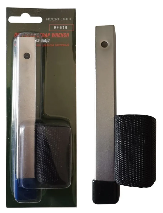 Съемник масляного фильтра ленточный 1/2'', макс. диаметр 150 мм, в блистере RockForce RF-619