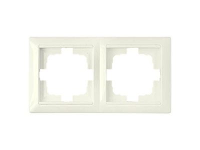 Рамка 2-местная бежевая, Стиль, Bylectrica ЮЛИГ.735212.215 беже