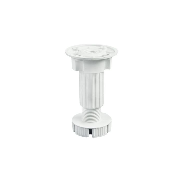 Опора кухонная пласт. h100 трехсоставная, белый (1уп=250шт) AKS 69055