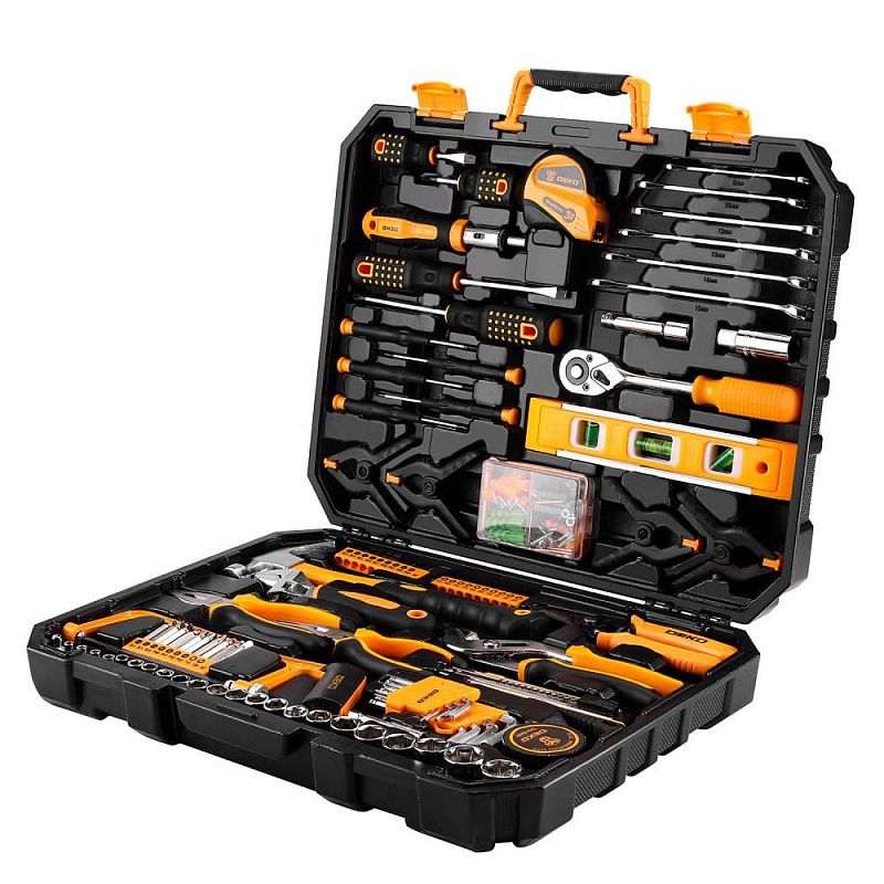 Набор инструментов для дома DKMT168-1 (168шт.) DEKO 083-2051