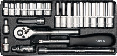 Набор инструментов 1/4'' 23 пр. Yato YT-14421
