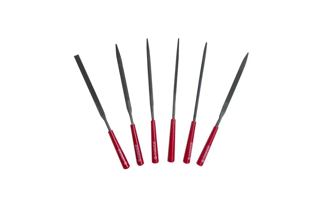 Набор надфилей разно профильных 6 пр., L-140 мм, Ø3 мм Forsage F-6160