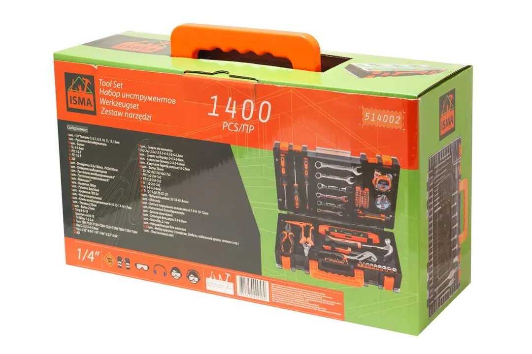 Набор инструментов 1400 пр. ISMA ISMA-514002