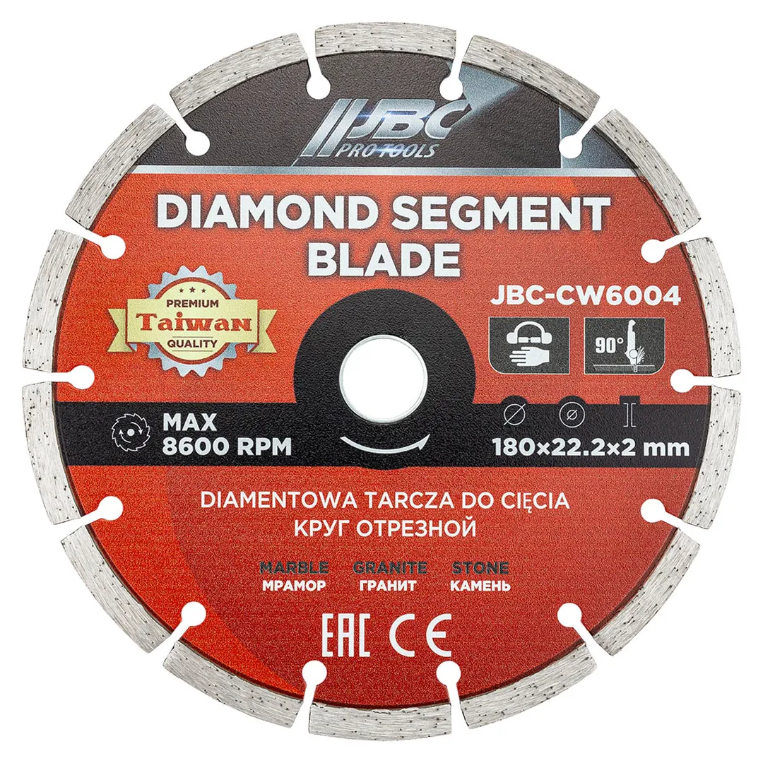 Круг отрезной 180х22,2х2 мм JBC JBC-CW6004