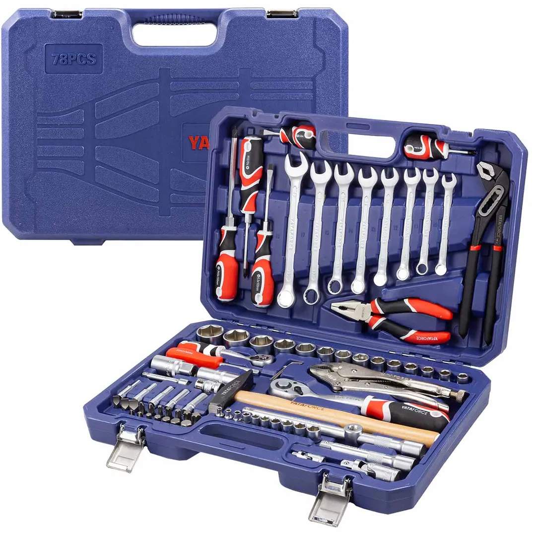 Набор инструментов 1/4"&1/2" 6-гр. 78 пр. YATAFORCE YF-4782-5