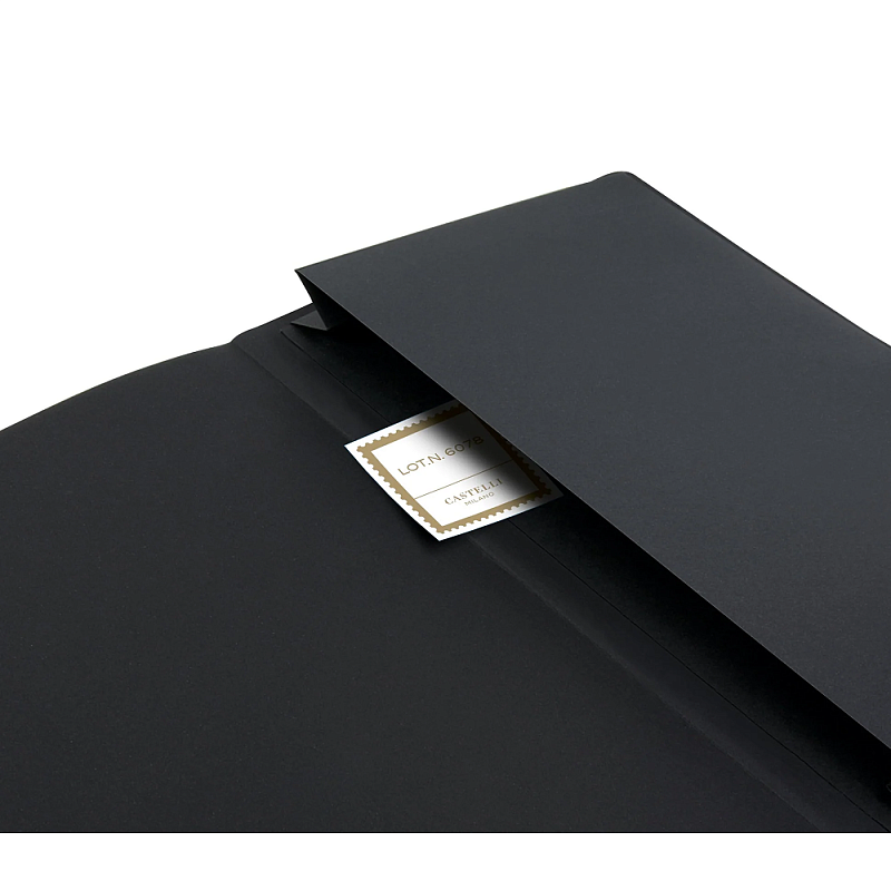 Блокнот "Copper baroqe", А5, 96 листов, черный, срез медный