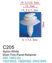 Клипса для крепления внутренней обшивки а/м GM пластиковая, 100 шт Forsage C0205(GM)